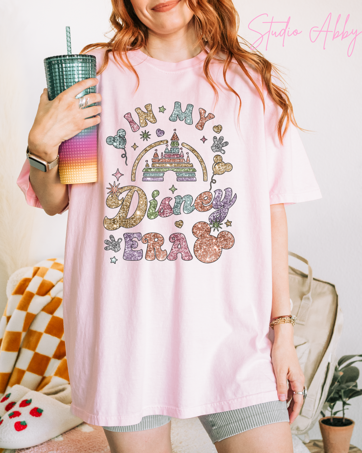 Faux Glitter Era Tee