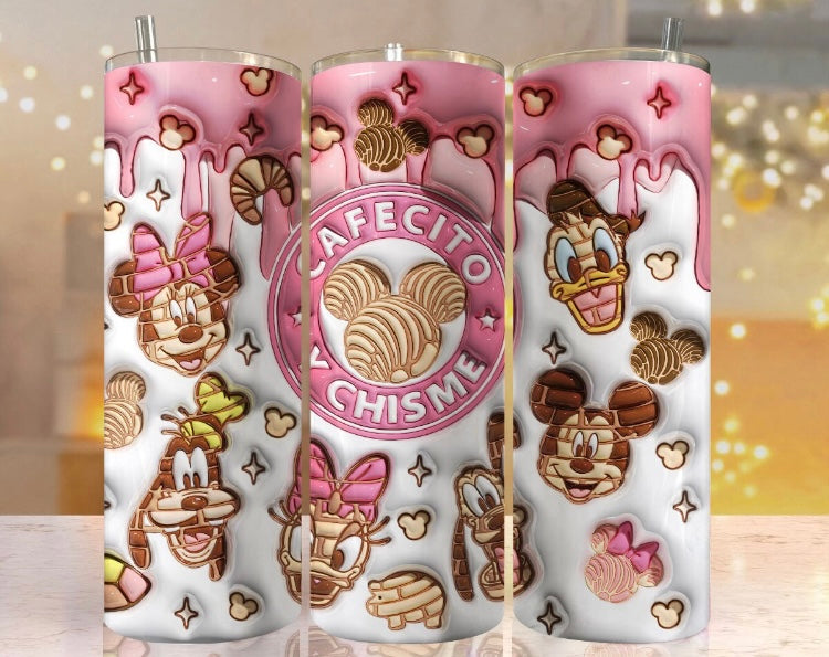 Concha Besties 3D Tumbler