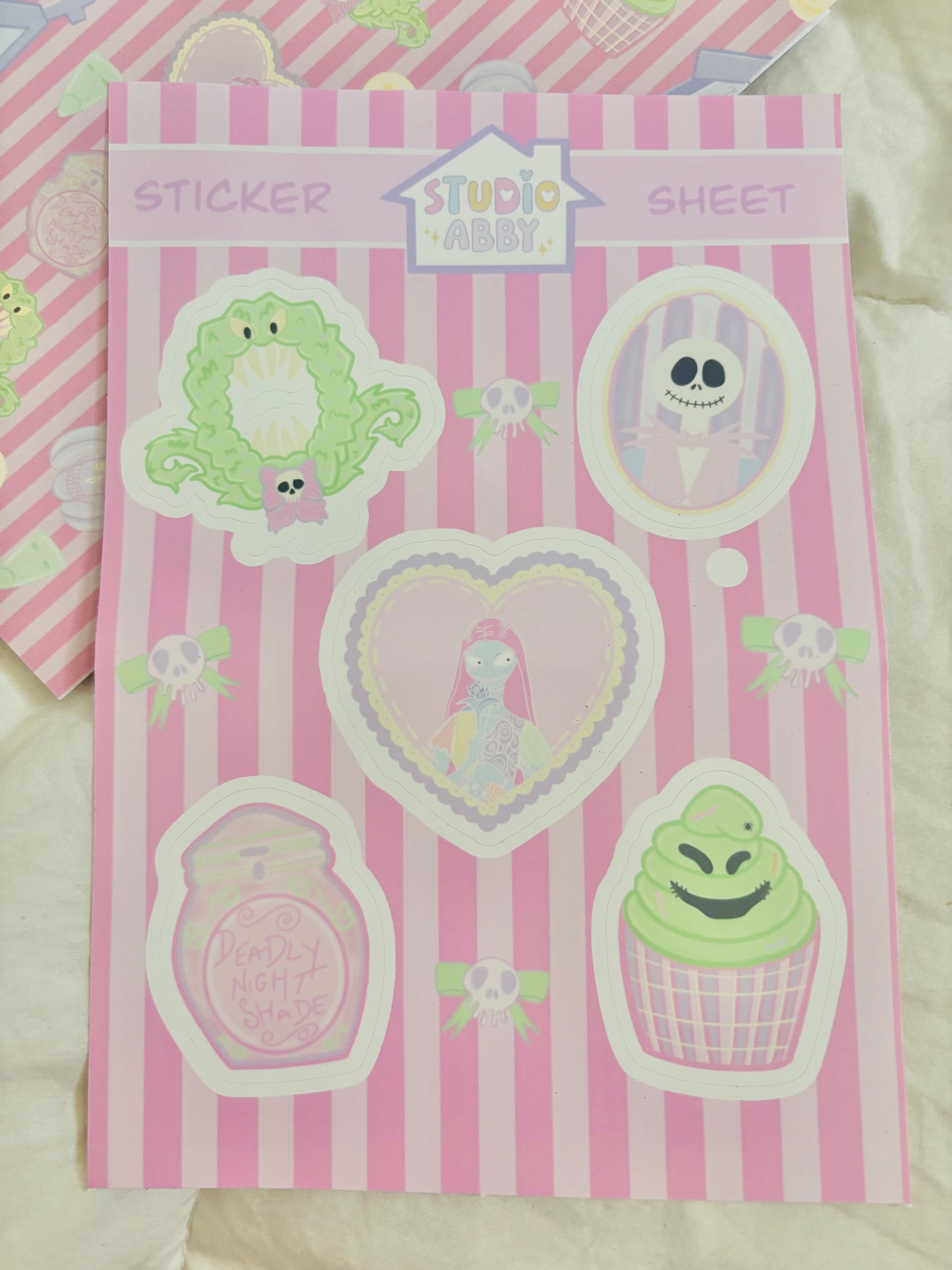 NBC Pastel Sticker Sheet