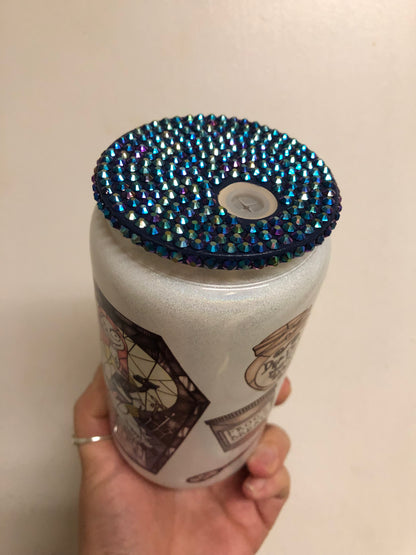 Sally 16oz Glittered Glass RTS