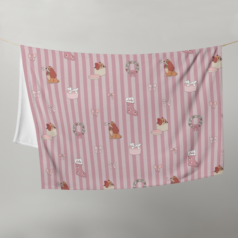 Lady’s Holiday Striped Blanket