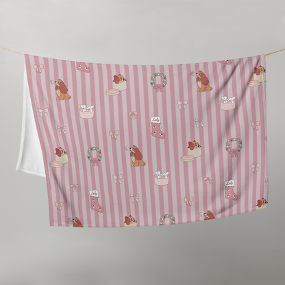 Lady’s Holiday Striped Blanket