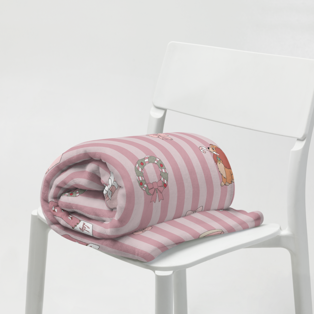 Lady’s Holiday Striped Blanket