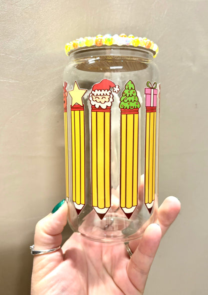 Holiday Pencils Glass RTS