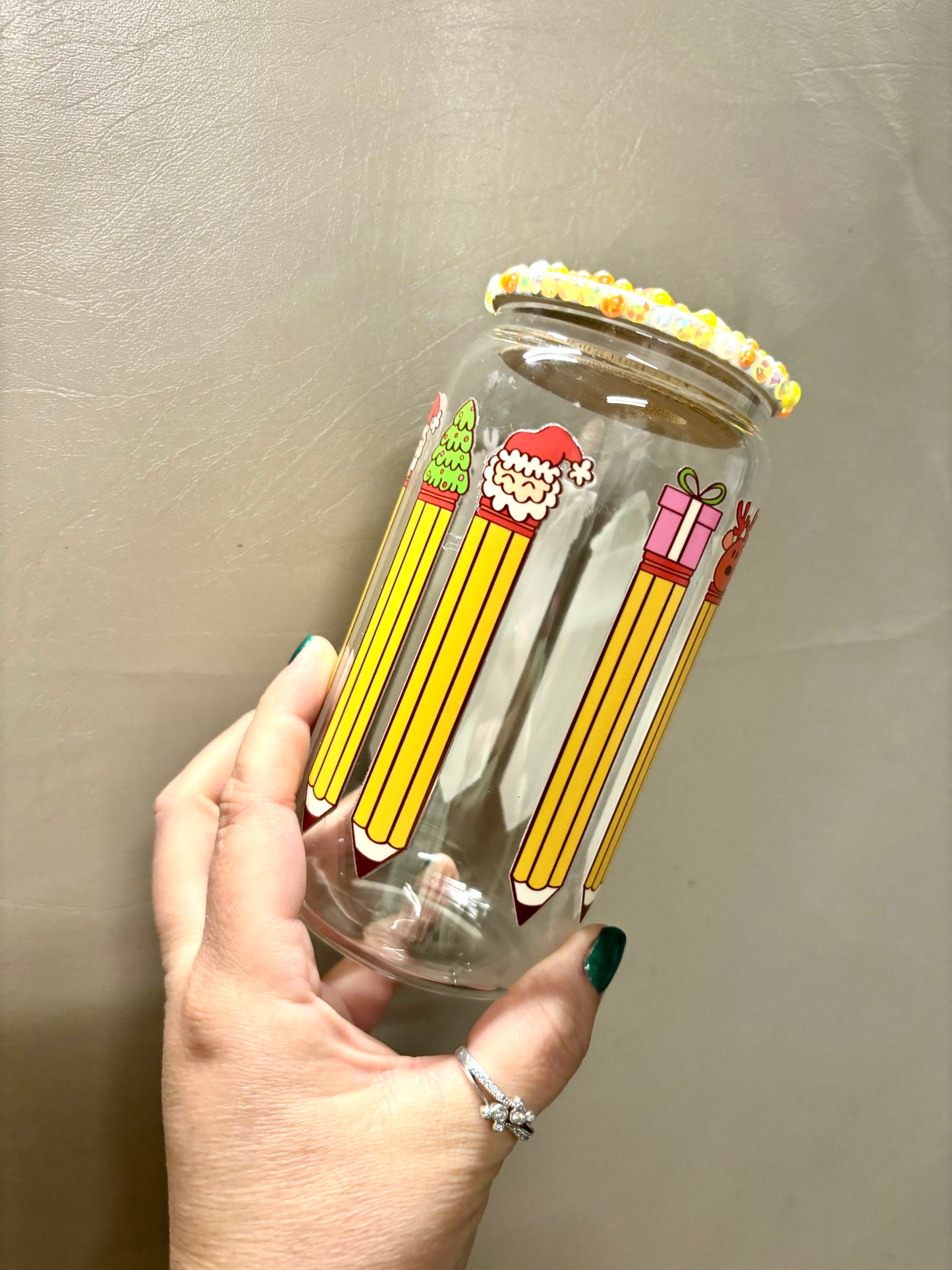 Holiday Pencils Glass RTS