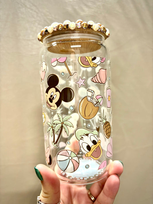 Beachy Pals Glass Cup RTS