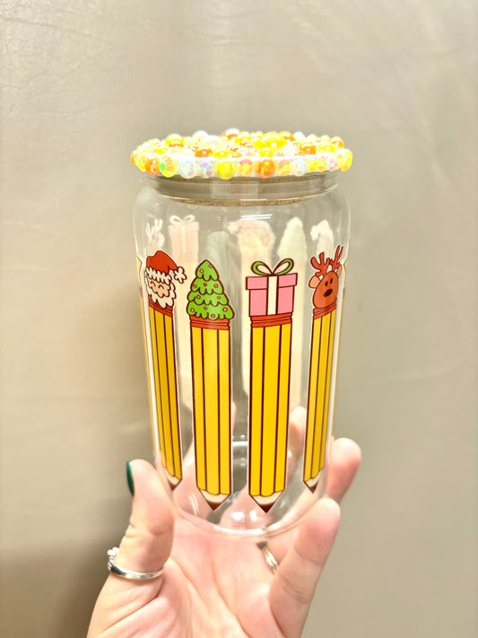 Holiday Pencils Glass RTS