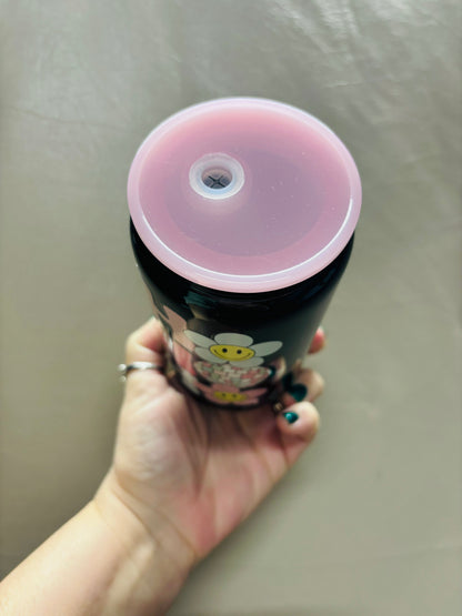 Retro Christmas Glass Cup RTS