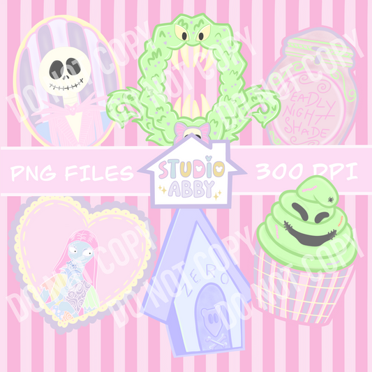 Pastel NBC Single PNGs