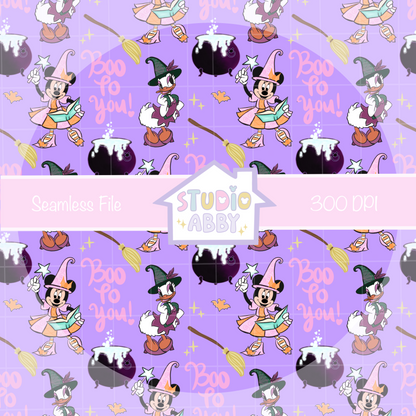 Witches Seamless PNGs