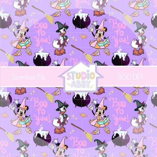 Witches Seamless PNGs