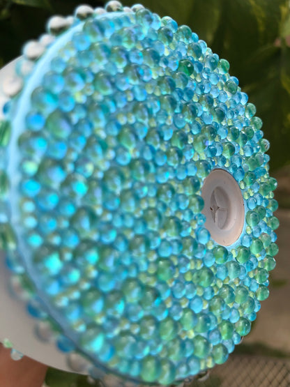 Sea Turtle Beaded Blue Glass RTS